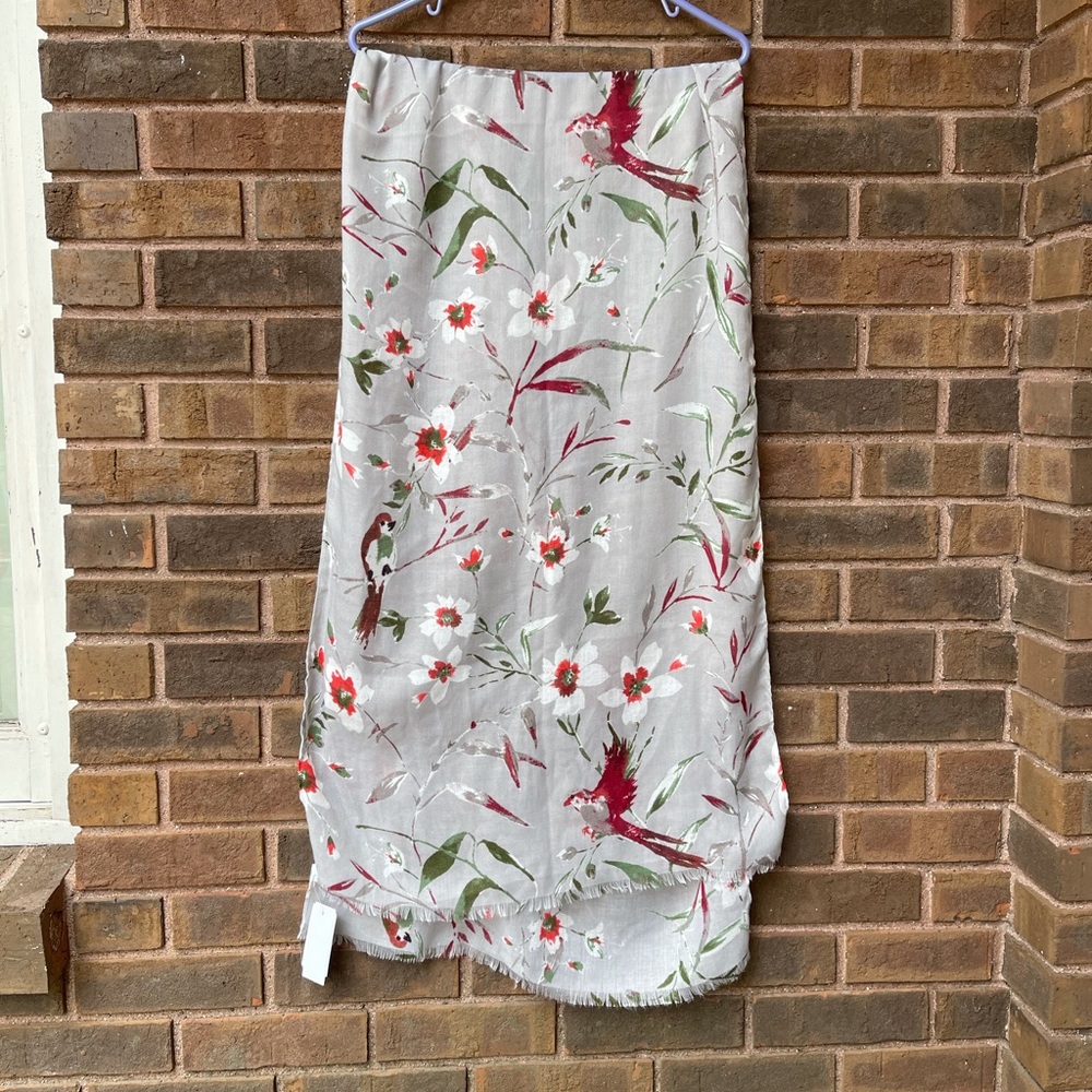NWT Floral Scarf